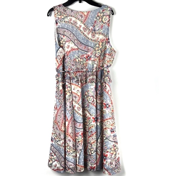 Motherhood Maternity Printed A-Line Dress Sz: L - Picture 2 of 9